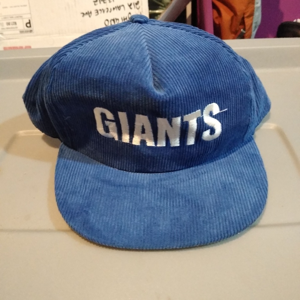 Vintage New York Giants corduroy hat